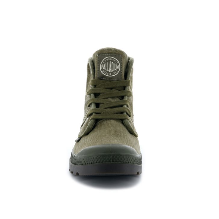 Bottes Palladium Pallabrousse Homme Vert Olive | FR VMI792Y